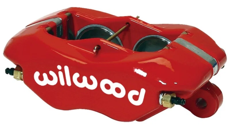 Wilwood 120-12502-RD, Caliper-Forged Dynalite-Red 1.75in Pistons 1.10in Disc