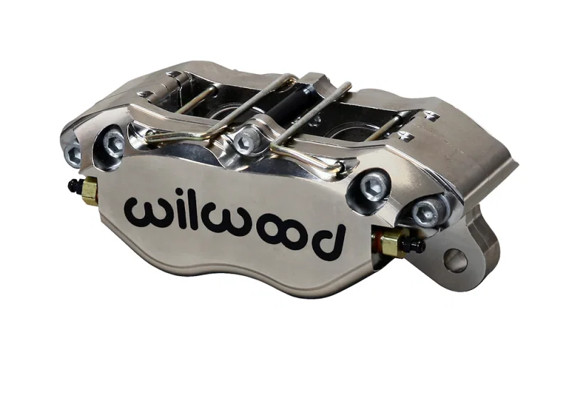 Wilwood 120-14182-N, Caliper-Dynapro 5.25in Mount - Nickel 1.38in Pistons .38in Disc