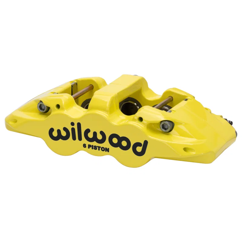 Wilwood 120-13290-Y, caliper AERO6 1.62/1.12/1.12 1.25 rotor L/H yellow