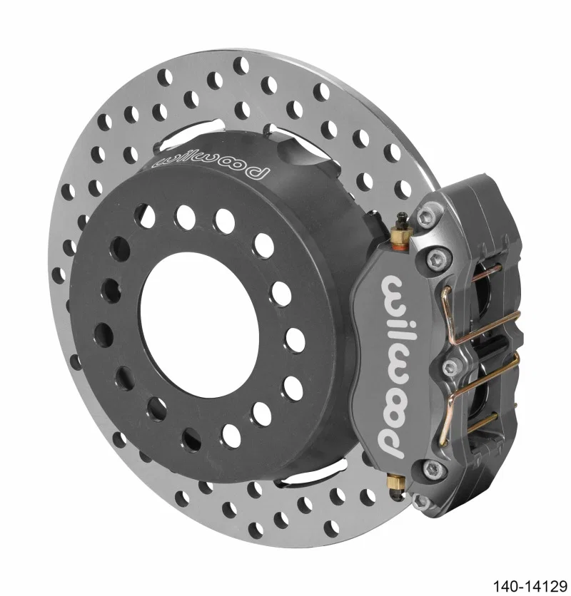 Wilwood 140-14129-D, Dynapro Lug Mount Rear Dynamic Kit SA Drilled Big Ford New Style 2.50in Offset
