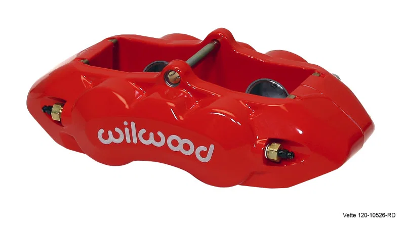 Wilwood 120-10526-RD, Caliper-D8-4 Rear Red 1.38in Pistons 1.25in Disc