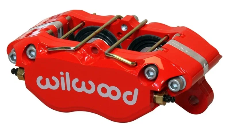 Wilwood 120-15131-RD, Caliper-Dynapro Dust-Boot 5.25in Mount - Red 1.75in Pistons 1.00in Disc