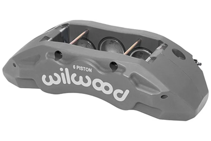Wilwood 120-14599, Caliper-TX6R- R/H - Clear 1.62/1.38/1.38in Pistons 1.38in Disc