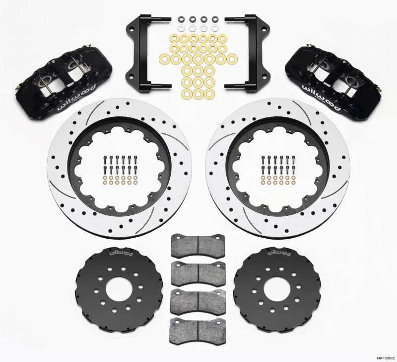 Wilwood 140-13903-D, AERO6 Front Hat Kit 15.00 Drilled 97-04 Corvette C5/Z06 05-13 C6