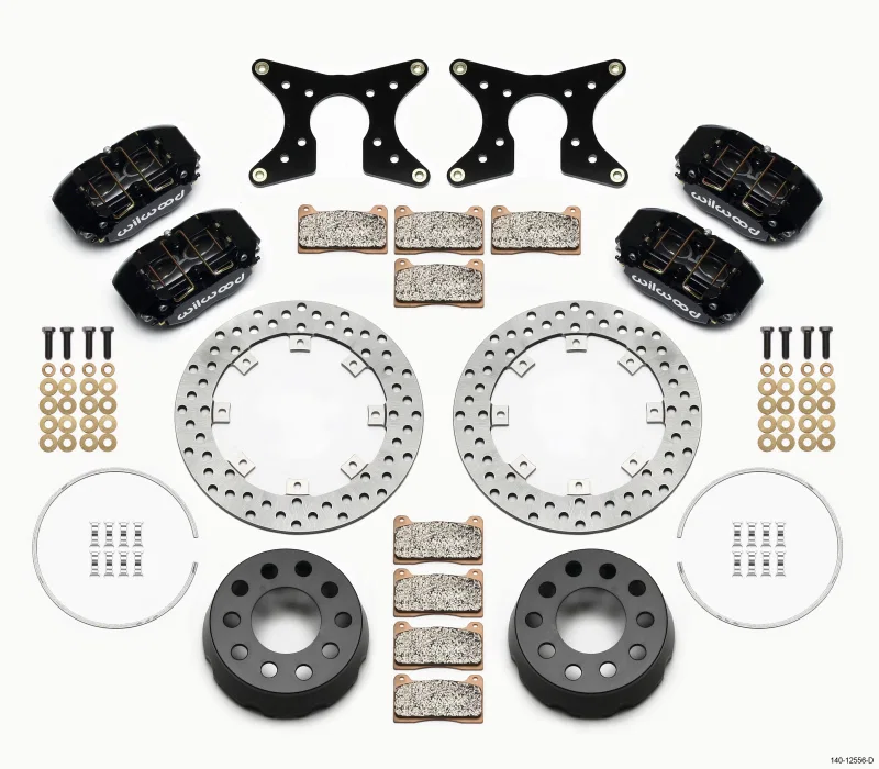 Wilwood 140-12556-D, Dynapro Lug Mount Dual Rear Dynamic Kit SA Drilled 58-64 Olds/Pont .690in Studs