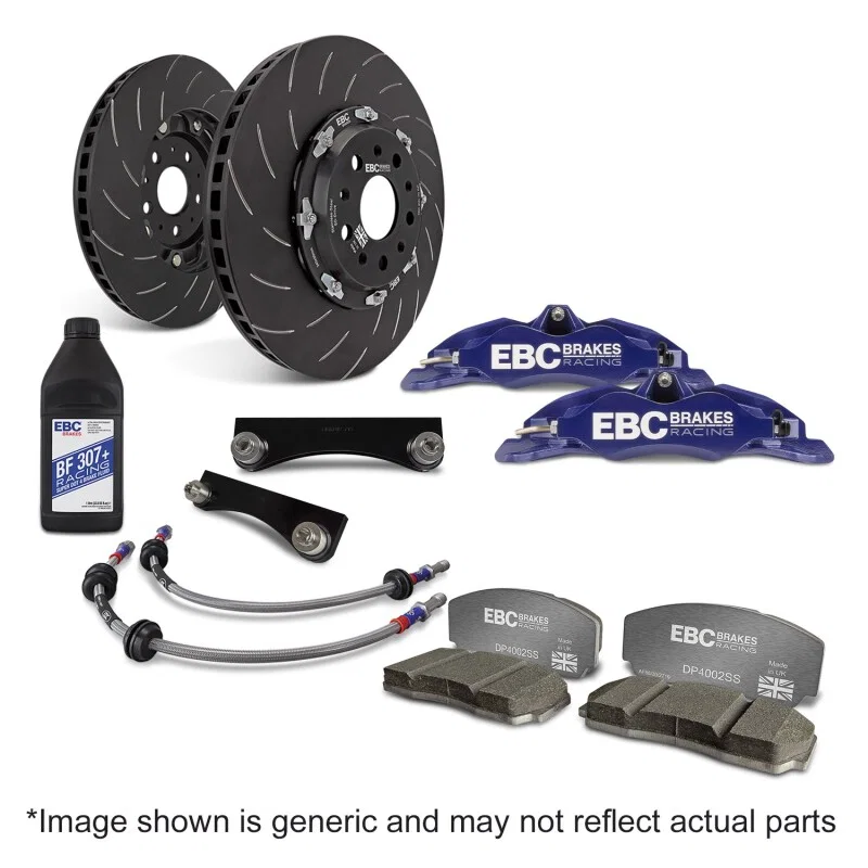 EBC BBK013BLU-1, Racing 00-07 BMW M3 (E46) Blue Apollo-4 Calipers 355mm Rotors Front Big Brake Kit