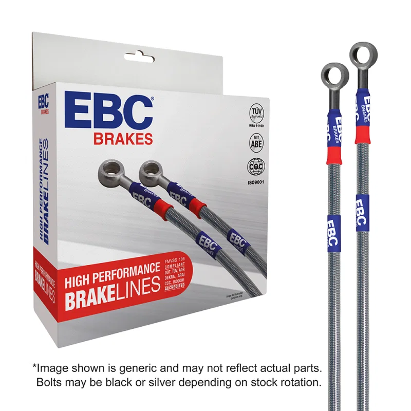 EBC BLA7568-4L, 00-06 BMW X5 3.0L Stainless Steel Brake Line Kit