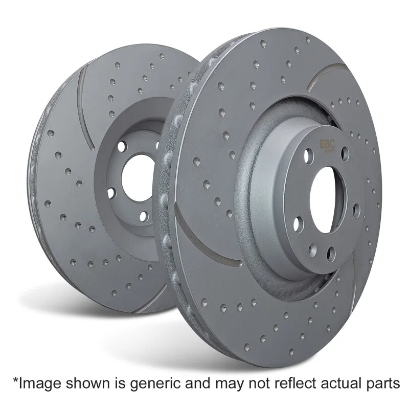 EBC GD7041, 97-03 Ford Econoline E150 4.2 (4 Wheel ABS) GD Sport Front Rotors