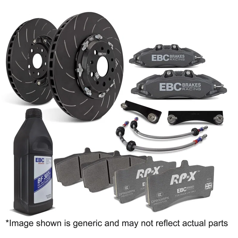 EBC BBK047R-1F, Racing 91-06 BMW 3-Series E36/E46 Anodized Apollo-6 Calipers 355mm Rotors Front Big Brake Kit
