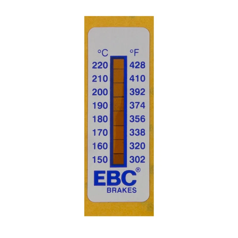 EBC TS001, Racing Level Caliper Temperature Strips (8 Pack)