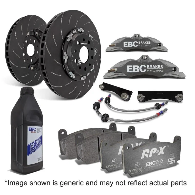 EBC BBK022R-2F, Racing 05-19 BMW 3-Series E90/E92F/F30 Anodized Apollo-4 Caliper 355mm Rotor Front Big Brake Kit