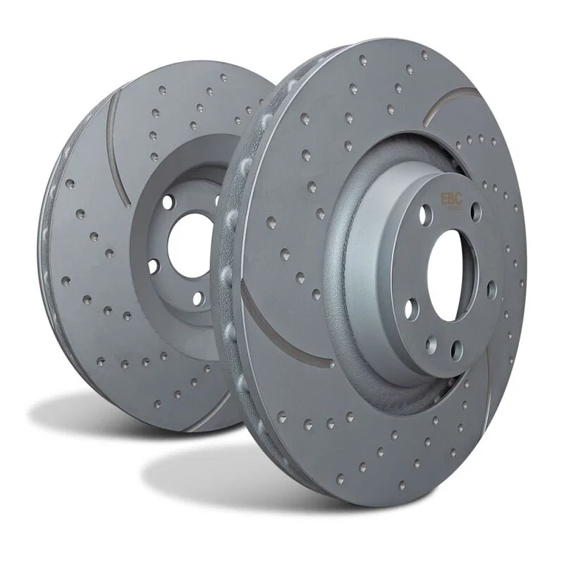 EBC GD7696, 2015+ Ford Mustang (6th Gen) 2.3L Turbo (Performance Package) GD Sport Rear Rotors