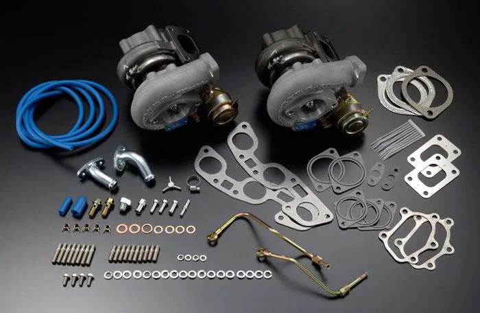 GReddy 11520074, 89-94 Nissan Skyline GT-R Twin GReddy/MHi T517Z 8cm2 Upgrade Kit w/ Hardware