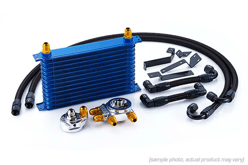 GReddy 12024418, 95-98 Nissan Skyline 13 Row Oil Cooler Kit w/ Relocation