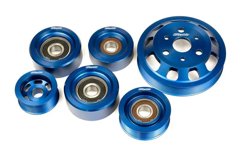 GReddy 13512116, 2022+ Toyota GR86 (ZN8)/Subaru BRZ (ZD8) Aluminum Pulley Kit