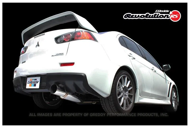 GReddy 10138103, 08-14 Mitsubishi Lancer EVO X Revolution Exhaust