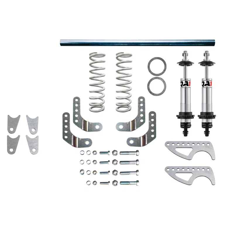 QA1 DD501-12175V, Pro Rear Weld-In Coil-Over System - Double Adj. - 12in x 175/350lbs/in - 3in Tube - Aluminum