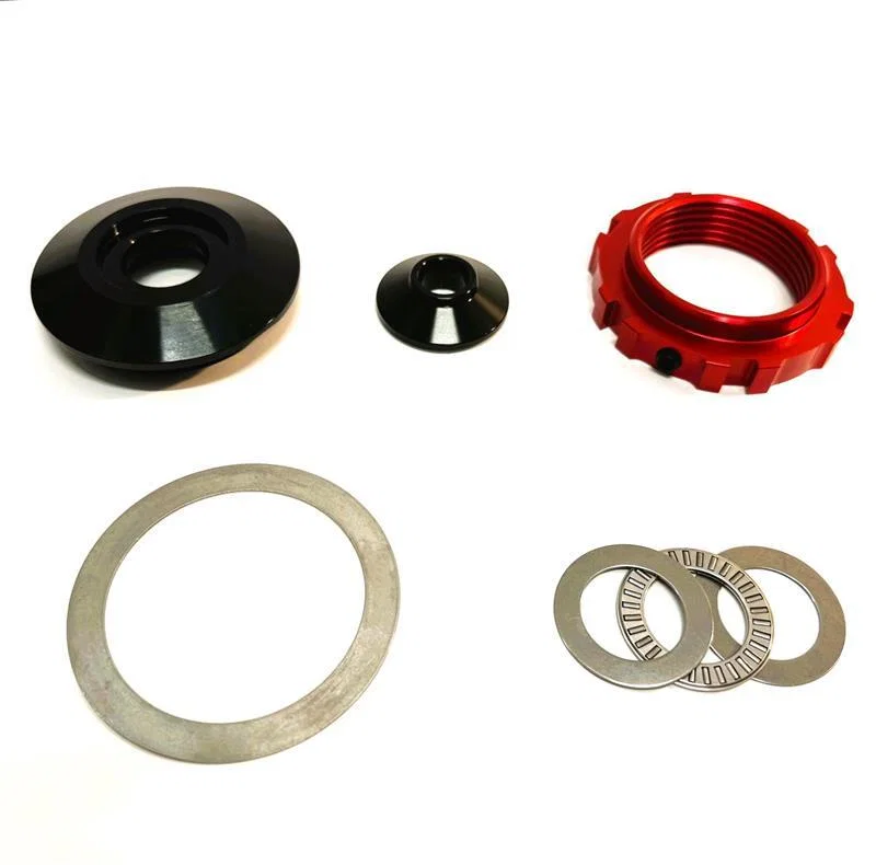 QA1 COK113, 2.205-8 TPI Coilover Conversion Kit 2.5in ITT Strut - Red Anodized Nut