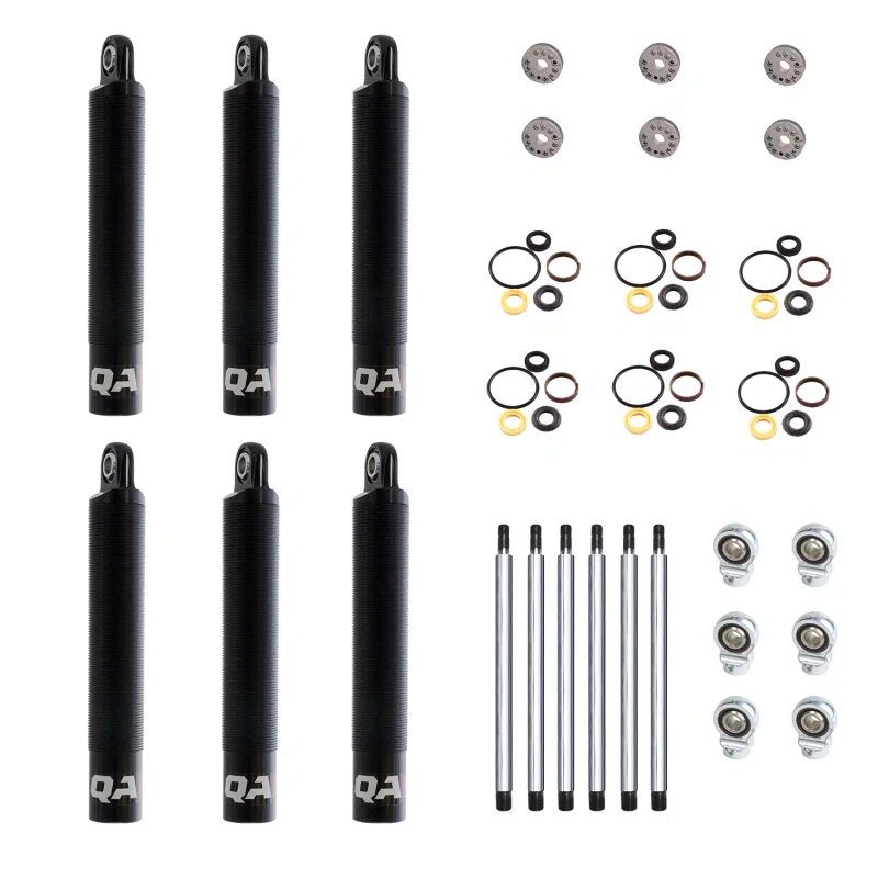 QA1 8Q5-DRY-6PK, 15.75 Eye-B/Eye-B V-None Dry Shock Small Aluminum Coilover 10.63 - 6 Pack