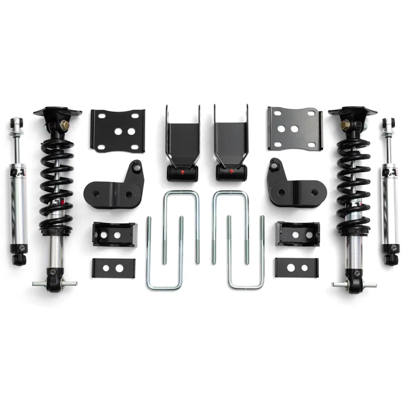 QA1 LK01-FF04, 21-26 Ford F150 4WD Single Adjustable Lowering Kit (3.5in-5.5in)