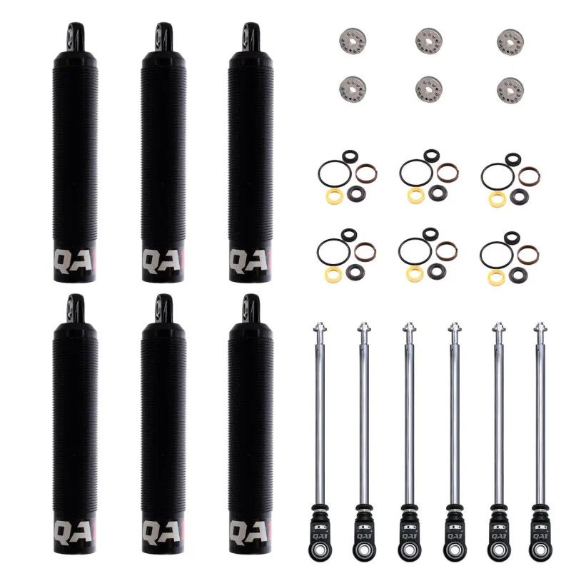 QA1 6Q9R-DRY-6PK, 24.30 Eye-B/Eye-B V-None Dry Shock Large Aluminum Coilover 15.38 - 6 Pack