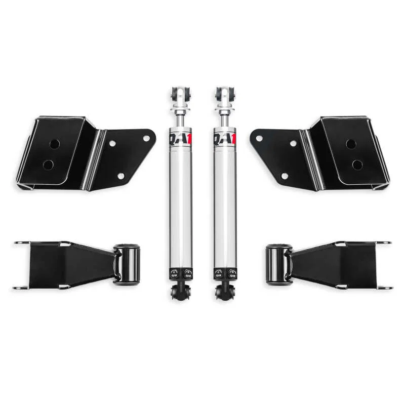 QA1 RDK52619, 99-06 Chevrolet Silverado 1500 2WD Short Bed Double Adjustable 2-4in Rear Drop Kit