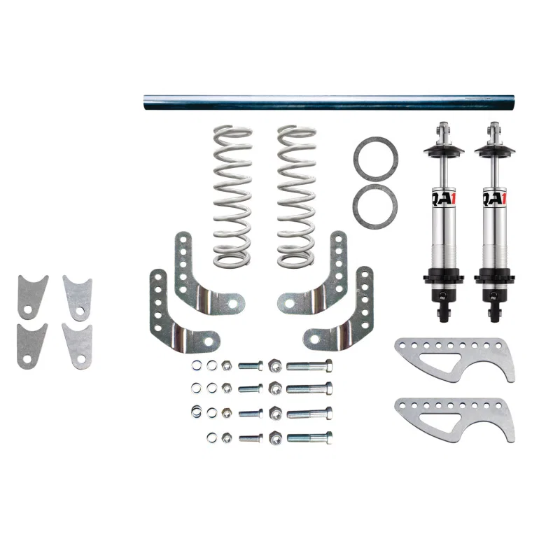 QA1 DS501-12100V, Pro Rear Weld-In Coil-Over System - Single Adj. - 12in x 100/200lbs/in - 3in Tube - Aluminum
