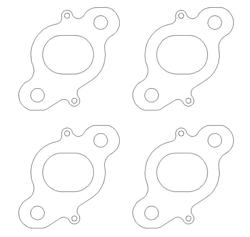 Cometic Gasket C4523, Nissan CA18 DET .030 inch DOHC Exhaust Gasket (4 pcs per Kit)