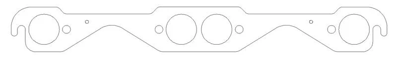 Cometic Gasket C5549-064, Chevy Gen1 SB V8 .064in ArmorCore Exhaust Mani Gasket Set-1.500in Round Port-23 Deg Head