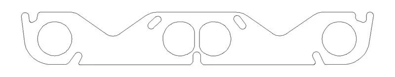Cometic Gasket C5126-064, Chevy Gen1 SB V8 .064in ArmorCore Exhaust Mani Gasket Set-1.810in Round Port