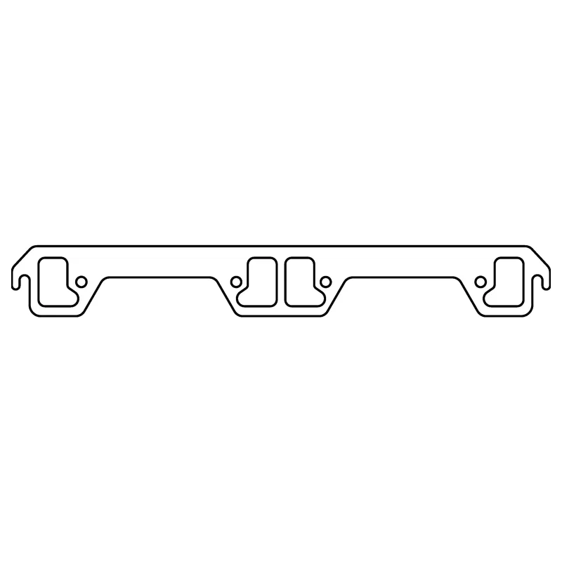 Cometic Gasket C15335C, AMC 304-401CI V8 .043in Copper Exhaust Manifold Gasket Set - 1.880in Dogleg Ports