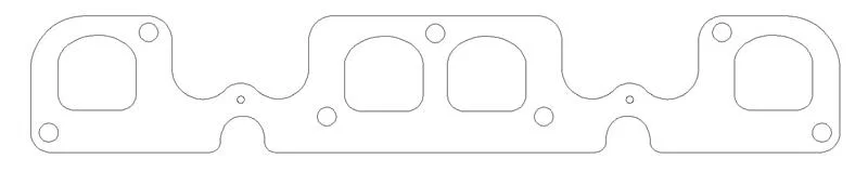 Cometic Gasket C5927-030, Chevy Gen1 SB V8 .030in MLS Exhaust Mani Gskt Set-1.780in x 1.700in D Ports-Brodix 12B Head