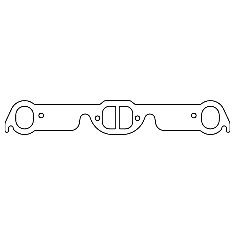 Cometic Gasket C15308HTG, Pontiac V8 .094in HTG Exhaust Manifold Gasket Set - 1.940in x 1.500in D/Oval Ports