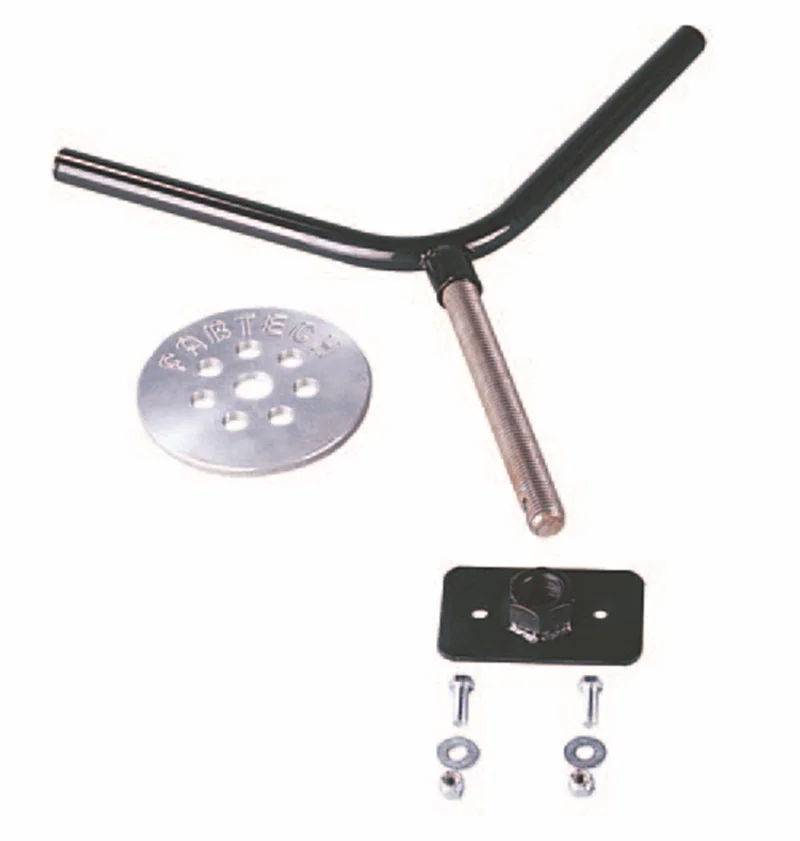 Fabtech FTT10001BK, Universal Spare Tire Flat Mount - Black