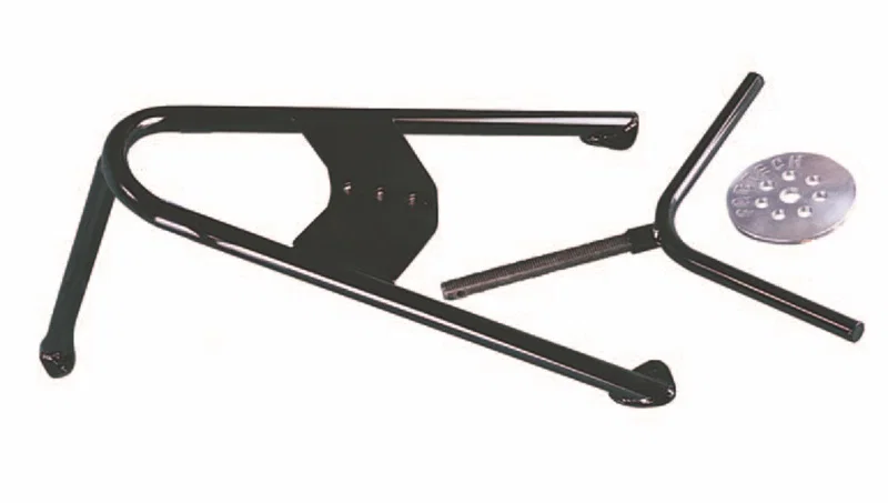 Fabtech FTT10002BK, Universal Spare Tire Angled Mount - Black