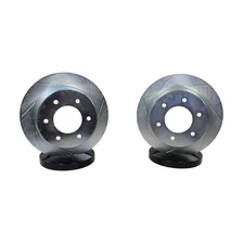 Brakes Claw Performance Rotors, Rear (Slot/Zinc Only) for Ford Bronco image 1