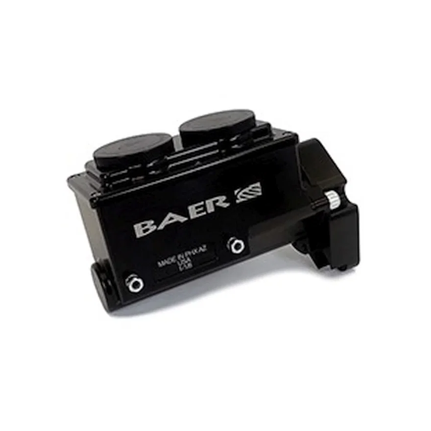 ReMaster Master Cylinder 2 Bolt, 1999-04 SN95 Mustang hydroboost specific, Black Anodized Finish, Left Port, 1.125 (1-1/8) Bore