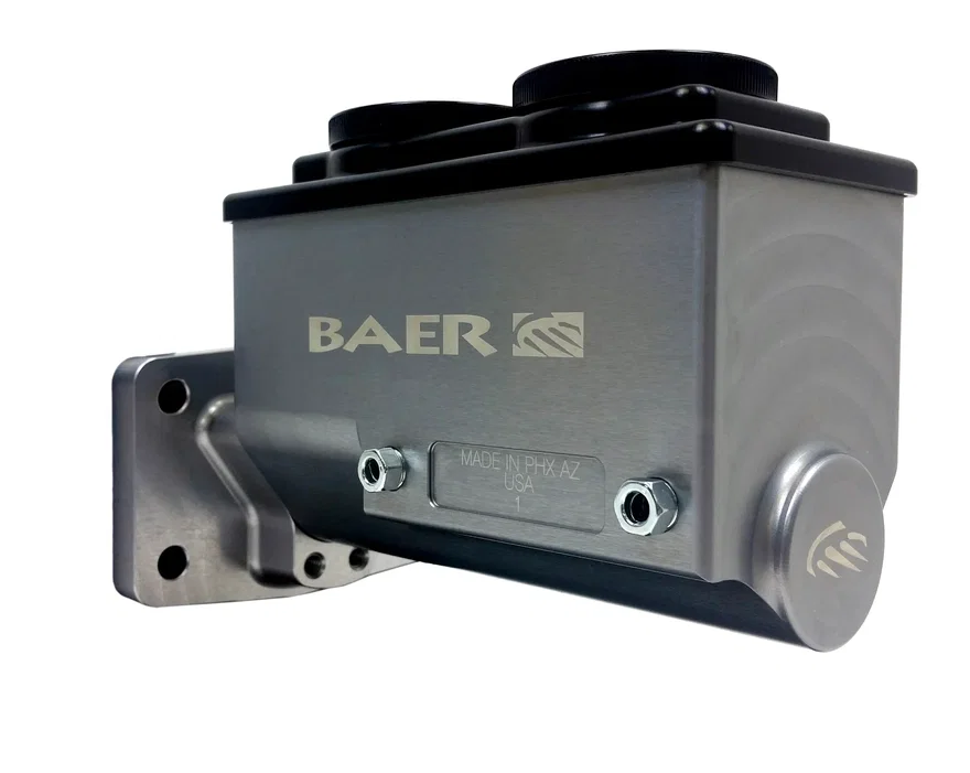 ReMaster Master Cylinder 4 Bolt Mopar, Gray Anodized Finish, Right Port, 0.9375" (15/16") Bore
