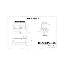 ReMaster Master Cylinder 2-Bolt GM/Ford, Black Anodized Finish, Left Port, 0.875" (7/8") Bore image 6