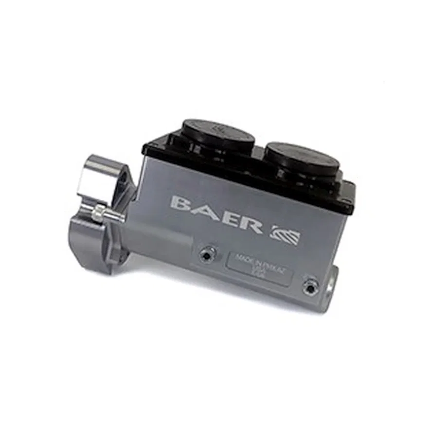 ReMaster Master Cylinder 2 Bolt, 1999-04 SN95 Mustang hydroboost specific, Gray Anodized Finish, Right Port, 1.125 (1-1/8) Bore