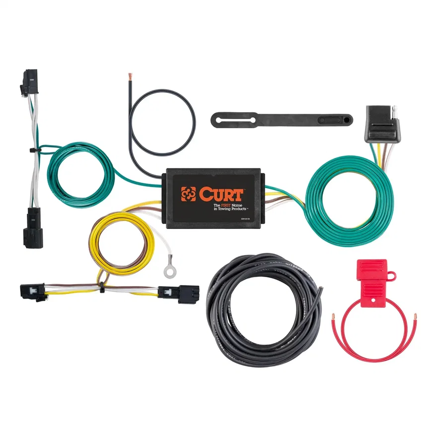 CURT 56313, Custom Wiring Harness; 4-Way Flat Output; Select Chevrolet Malibu Premier