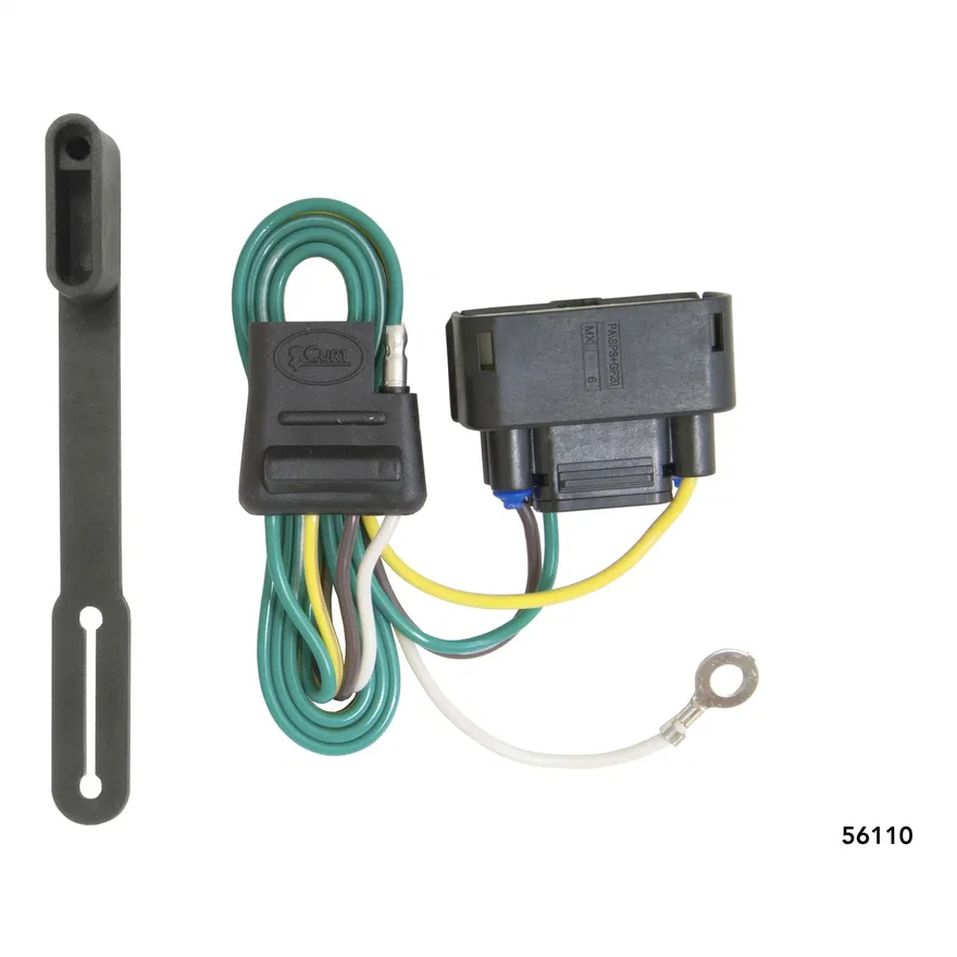 CURT 56110, Custom 4-Flat; Select Ford F-150; OEM Tow Package Required