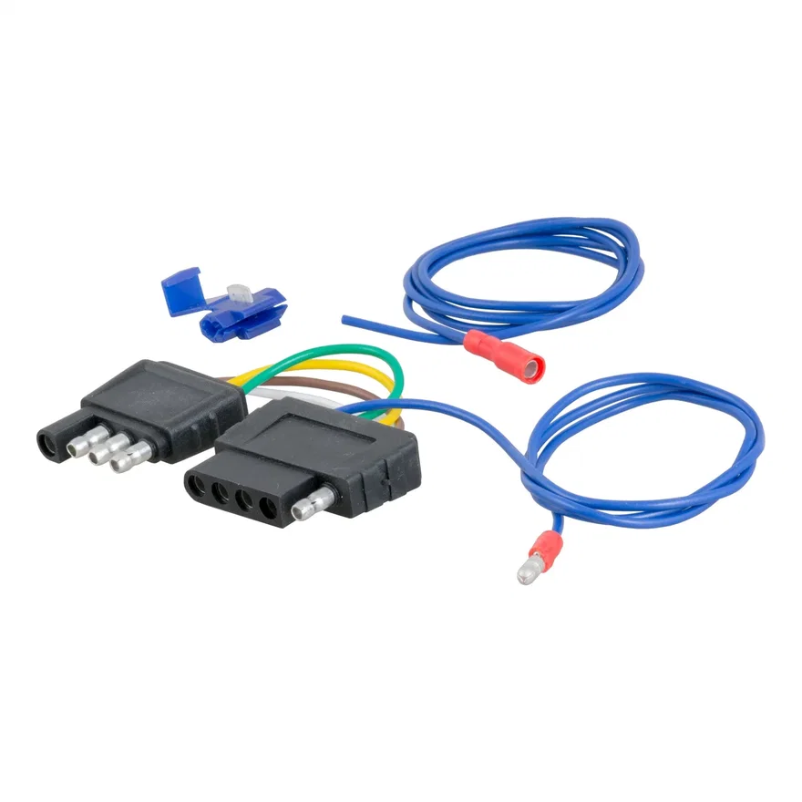CURT 57187, 4-Way to 5-Way Flat Adapter for Boat Trailer Surge Brakes