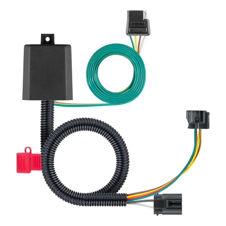 CURT 56332, Custom 4-Flat; Select Hyundai and Kia Vehicles; OEM Tow Package Required