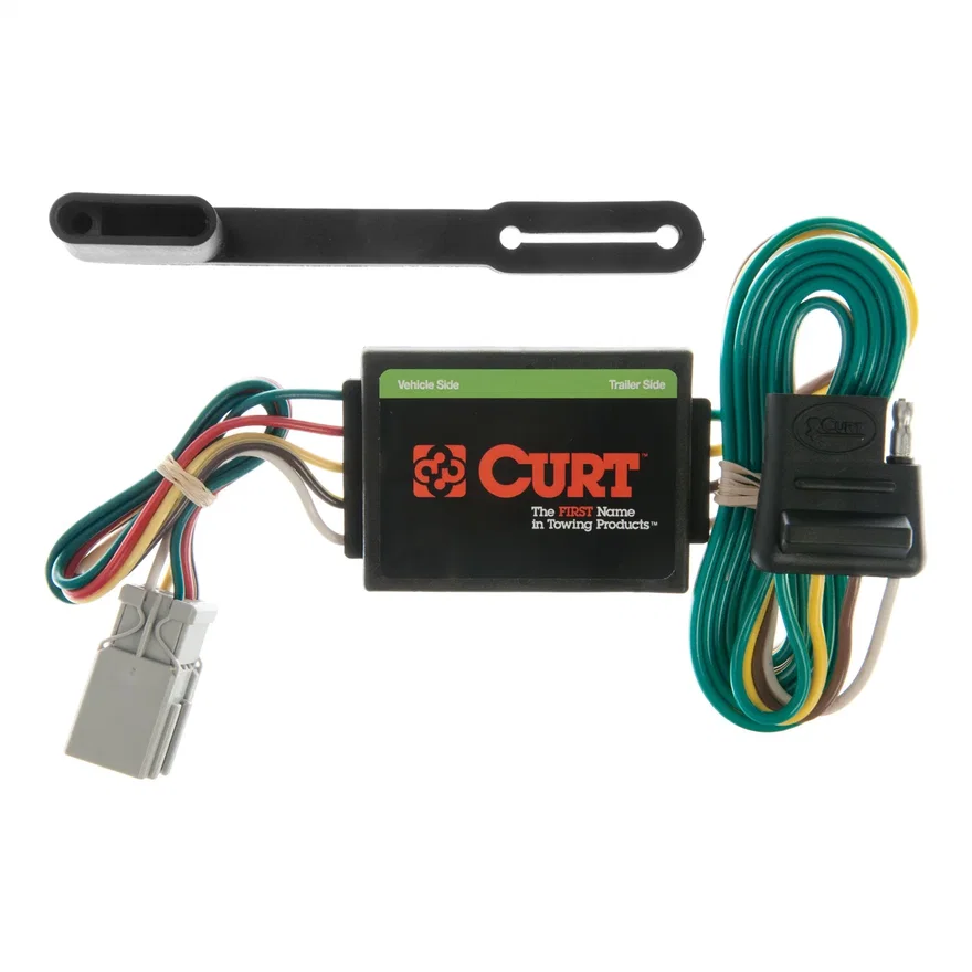 CURT 55336, Custom Wiring Connector; 4-Way Flat Output; Select Honda; Acura Vehicles