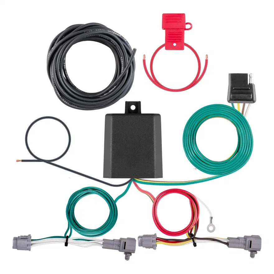 CURT 56516, Custom Wiring Harness; 4-Way Flat Output; Select Subaru WRX
