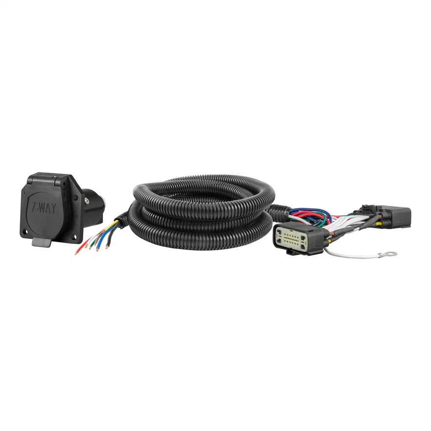 CURT 56278, Custom Wiring Harness; 7-Way RV Blade Output; Select Ford Explorer