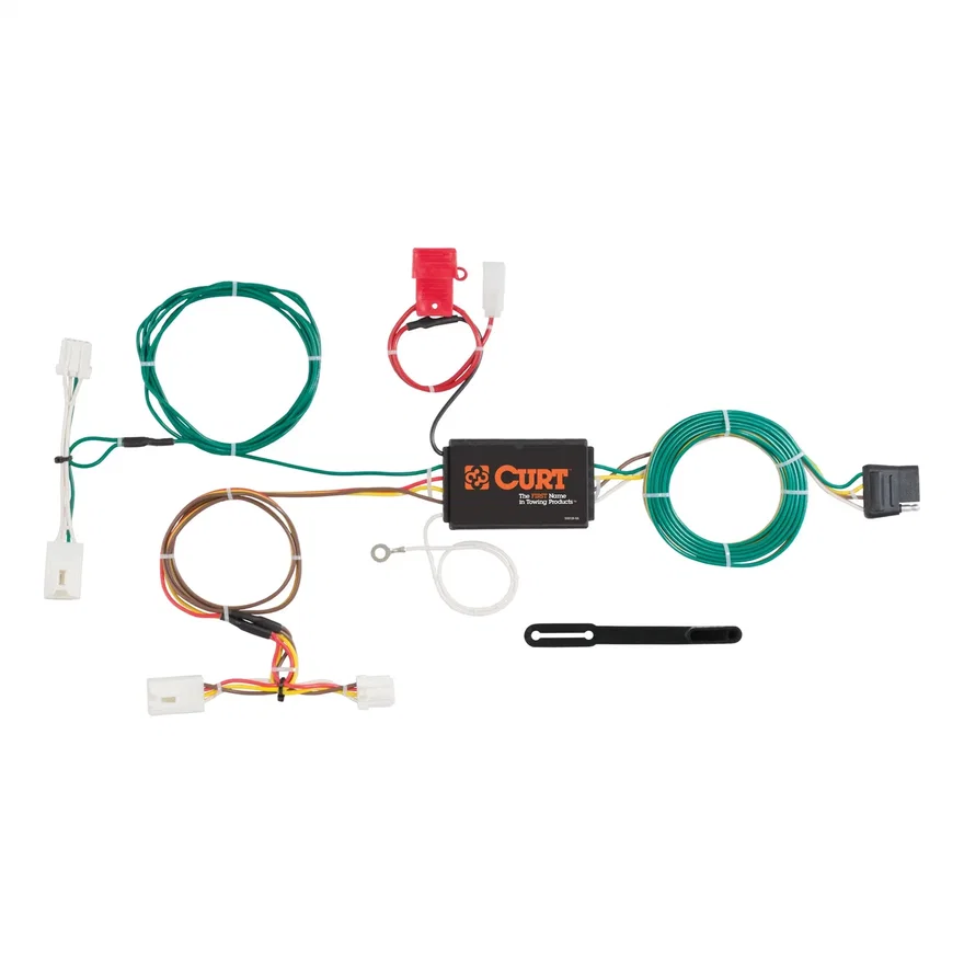 CURT 56267, Custom Wiring Harness; 4-Way Flat Output; Select Nissan Murano