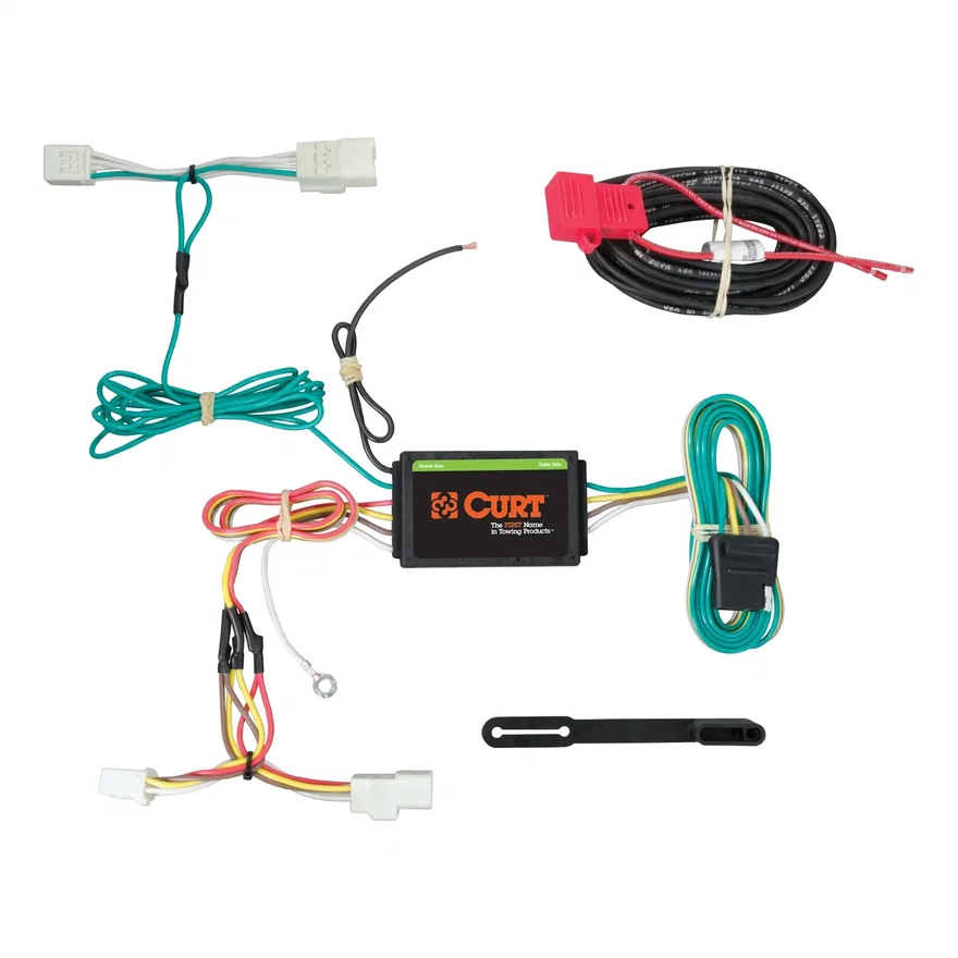 CURT 56259, Custom Wiring Harness; 4-Way Flat Output; Select Subaru WRX
