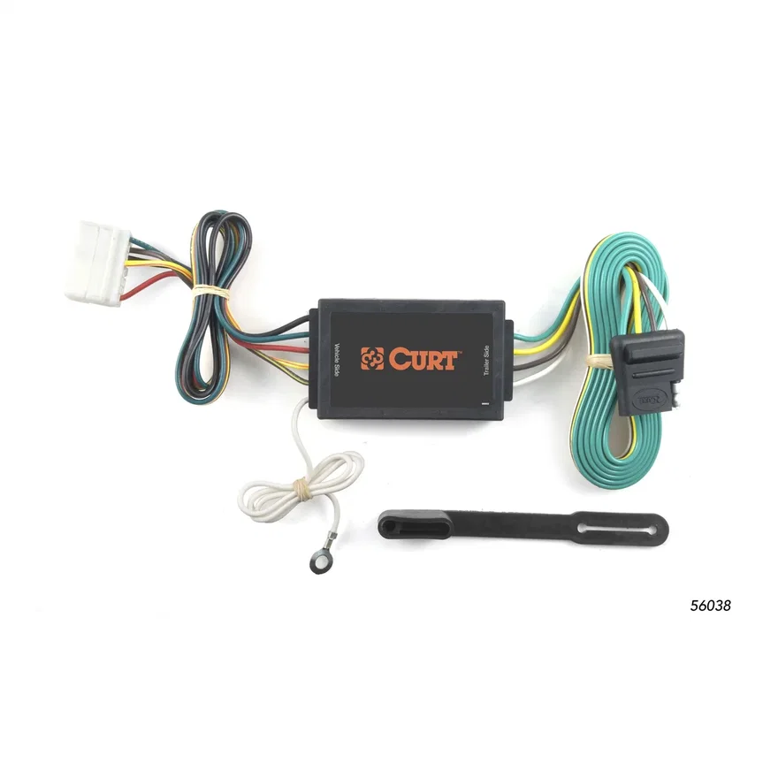 CURT 56038, Custom Wiring Connector; 4-Way Flat Output; Select Acura MDX